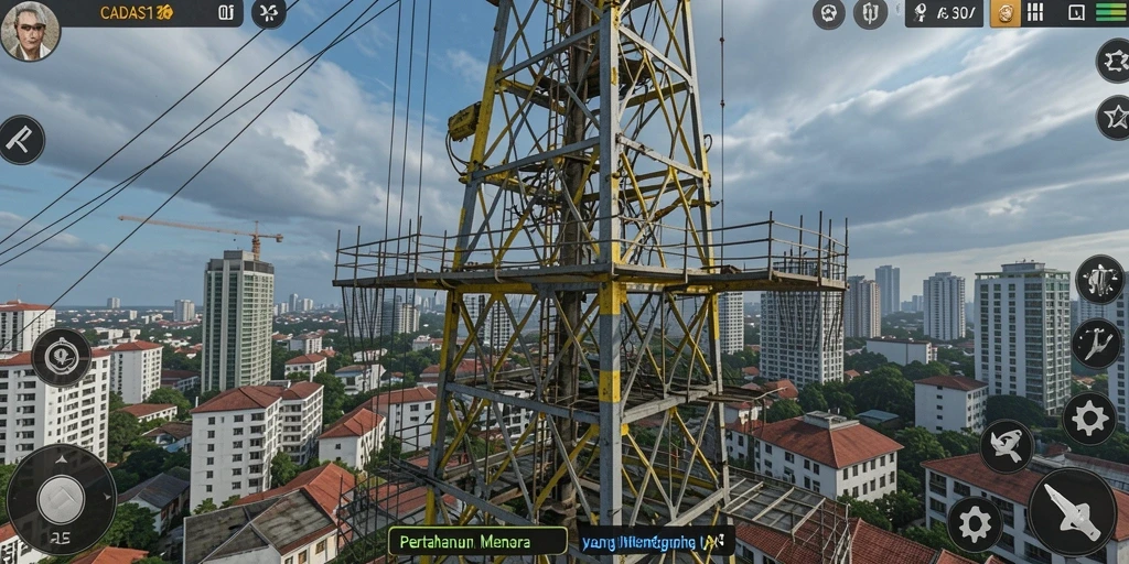 Tampilan gameplay CADAS138 yang intens dan menantang.