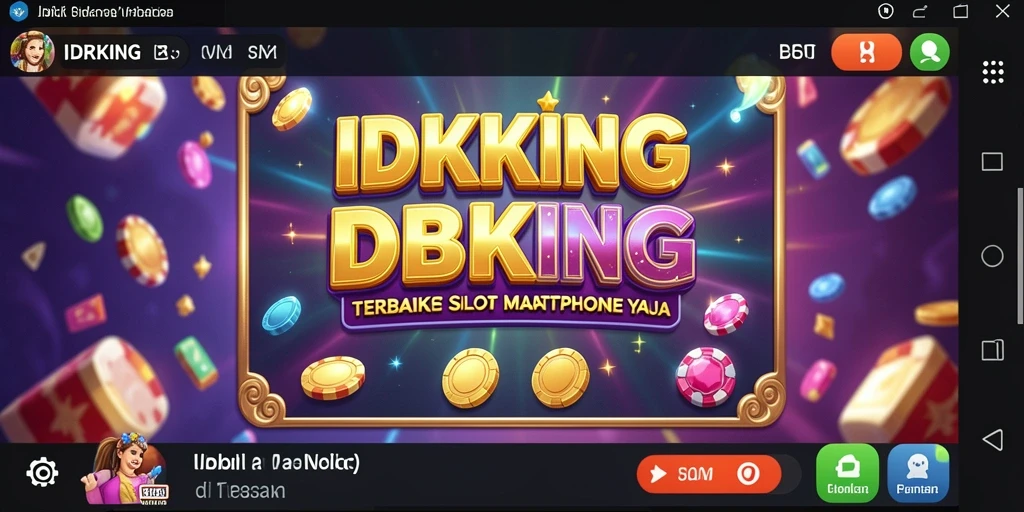 Tampilan menarik gameplay Slot di IDRKING yang penuh warna.
