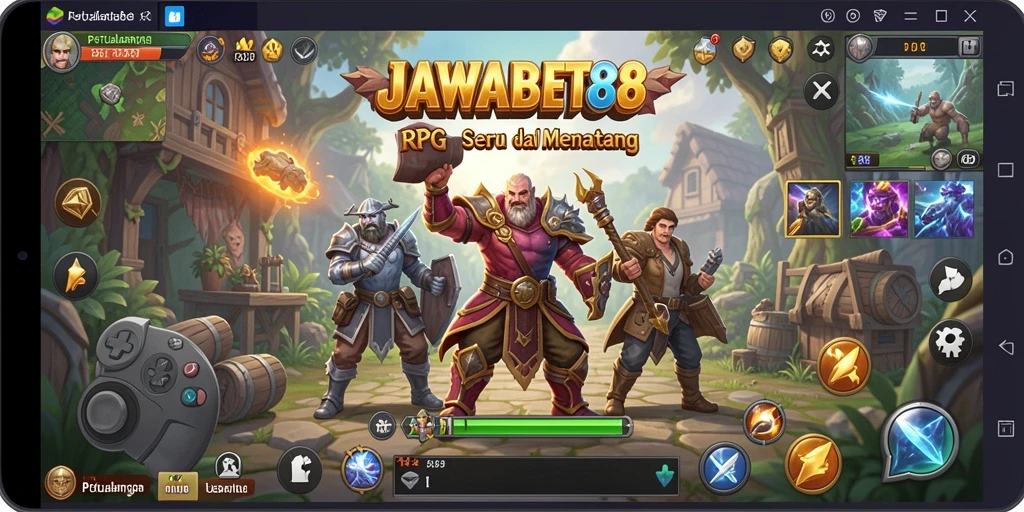 Gameplay menakjubkan dalam petualangan RPG JAWABET88.