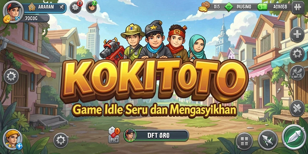 Tampilan gameplay KOKITOTO yang menarik dan menawan.