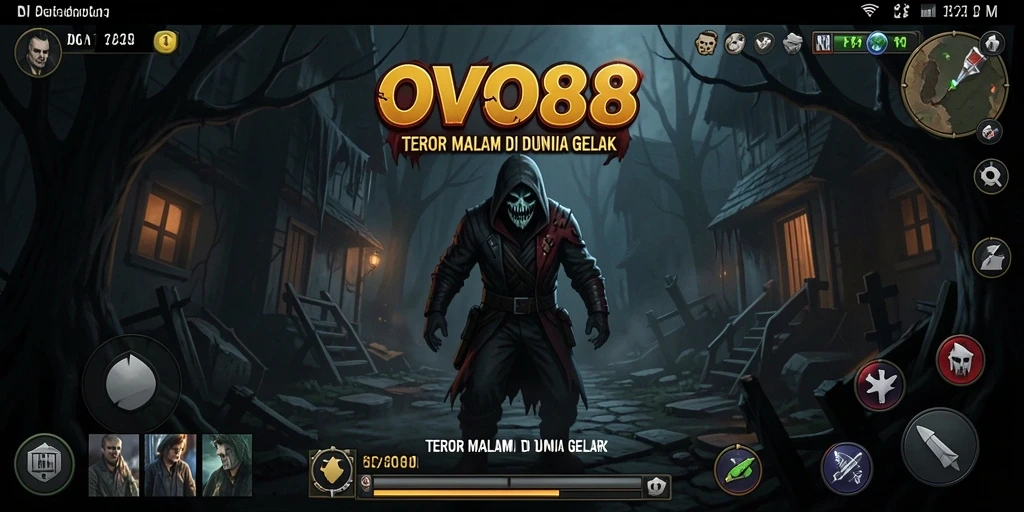 Tampilan gameplay OVO88 yang mencekam dan seram.