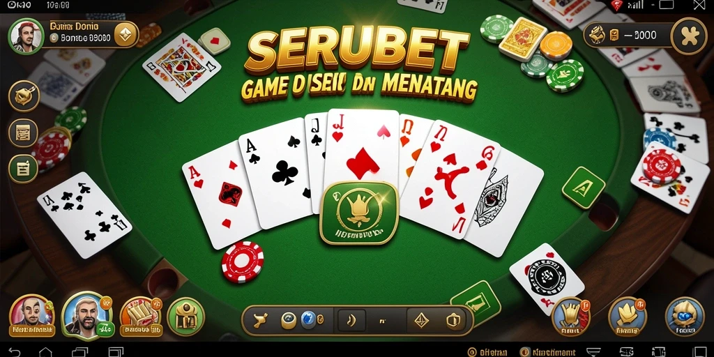 Tampilan gameplay SERUBET yang menarik dan interaktif.